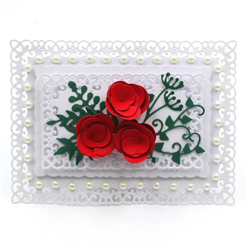 KLJUYP с днем рождения рамки металла резки скрапбукинга бумаги ремесло украшения