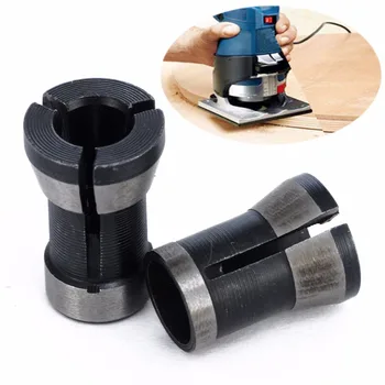 

1 Pair High precision Collet Chuck Drurable Parts For Engraving Trimming Machine 6.35mm 8mm Hole Diameter