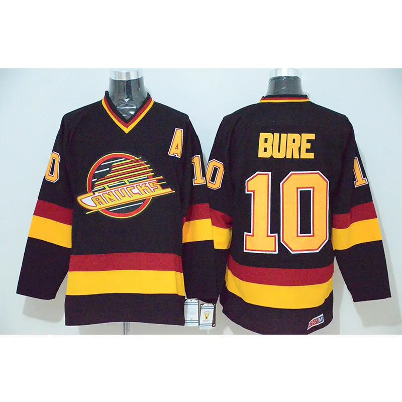 

Mens Retro Pavel Bure Stitched Name&Number Throwback Hockey Jersey