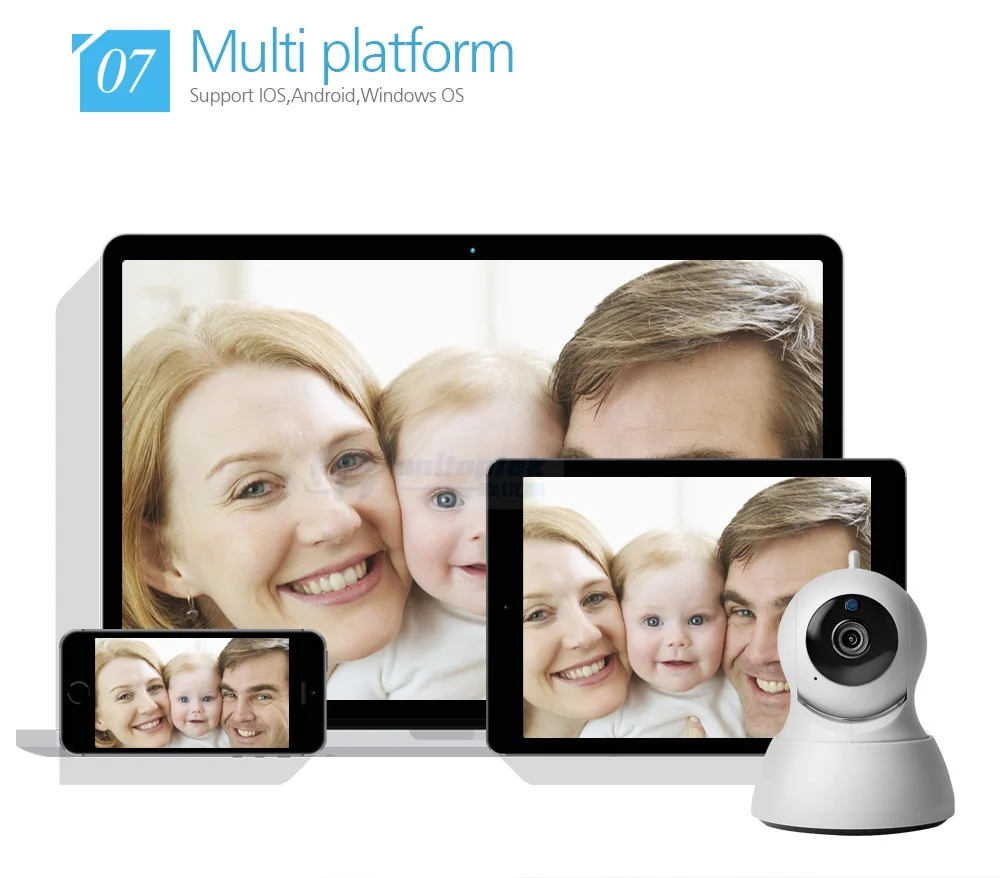 08 Wireless PTZ IP Camera 