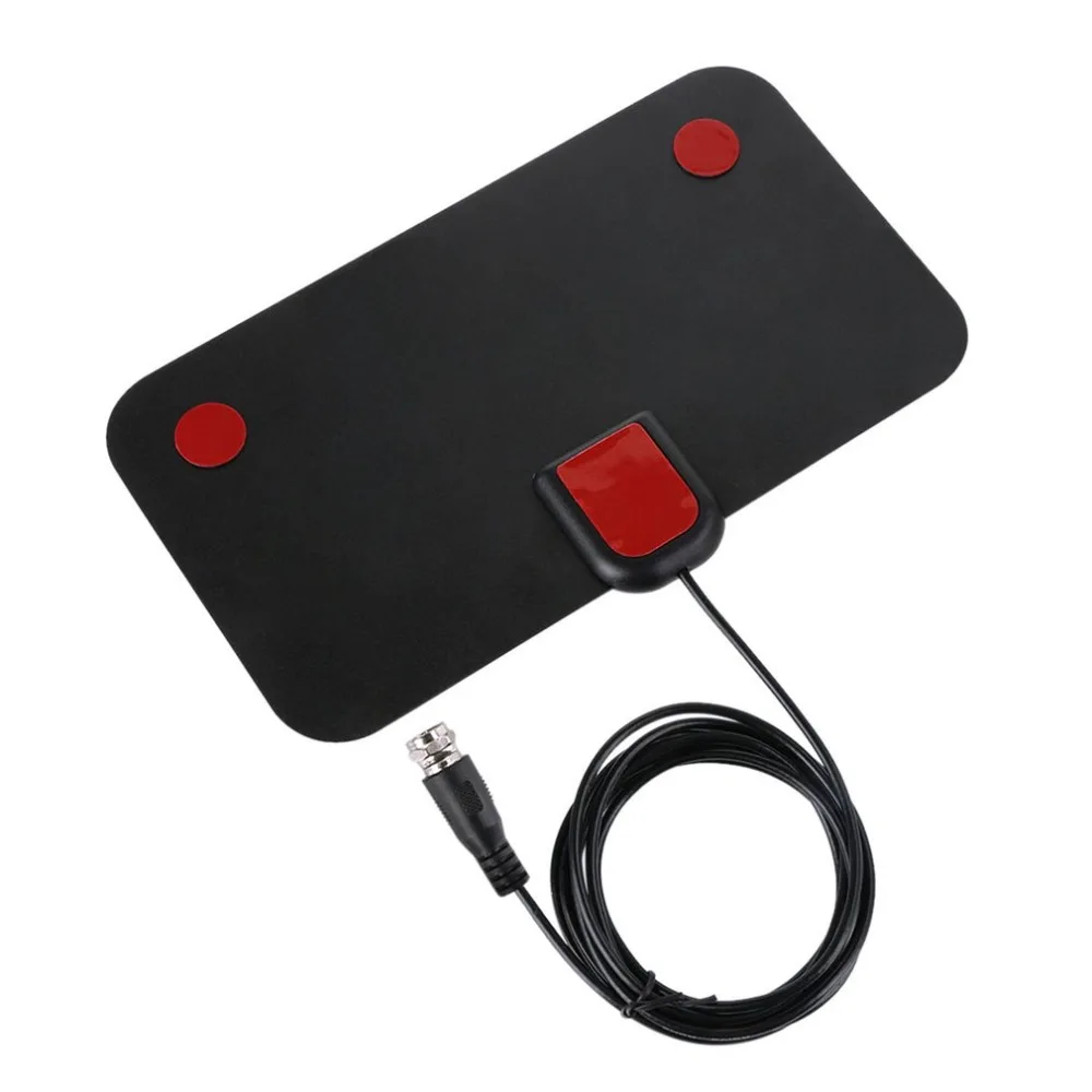 Small Size Ultra Thin Flat Indoor Antenna Aerial HDTV Digital TV