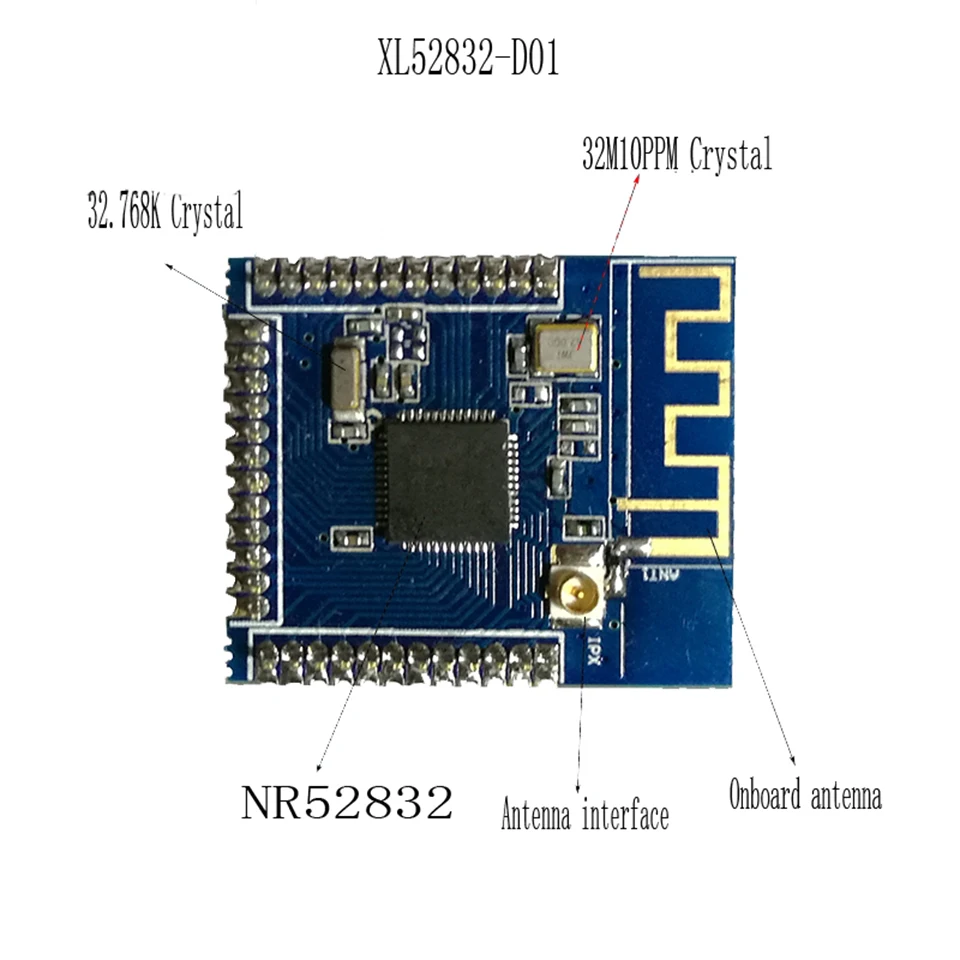 NRF52832 Bluetooth 4,2 модуль/BLE/Bluetooth низкой энергии/внешняя антенна/большой диапазон/NRF51822