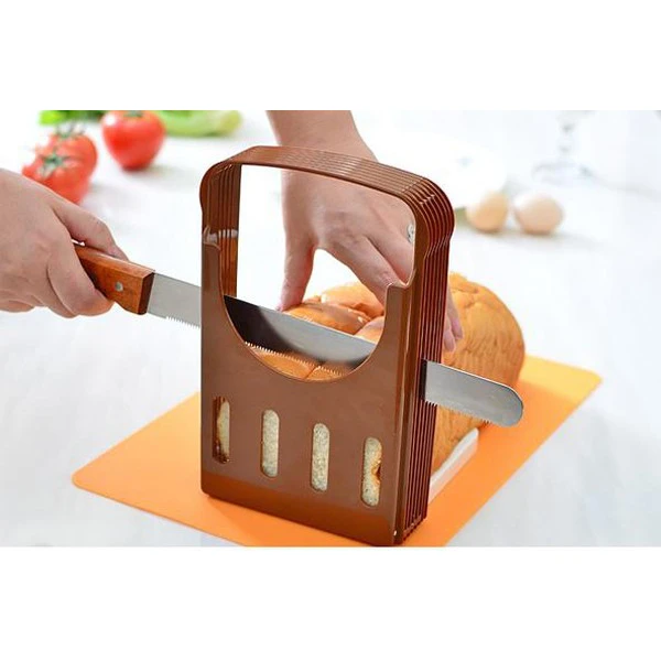 

Bread Cut Loaf Toast Slicer Cutter Slicing Guide Kitchen Tool