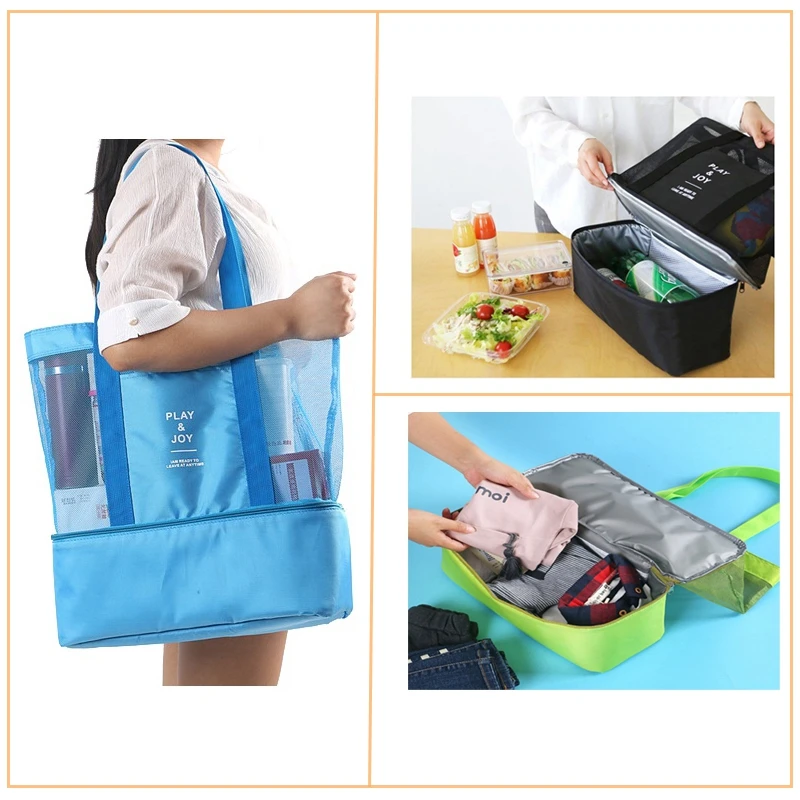 beach bag with cooler bottom