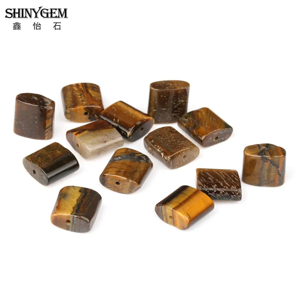 ShinyGem оптовая цена AAA класса тигровый глаз бусины 10 мм квадратный желтый