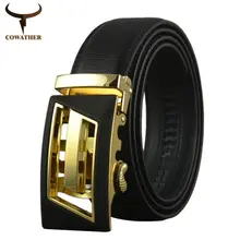 COWATHER 2016 luxury men belts for men automatic alloy buckle better gifts business choice top quality nice hot free shipping