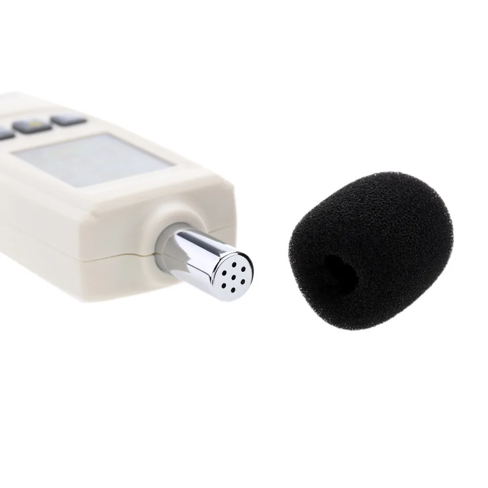 Цифровой измеритель уровня звука с ЖК-дисплеем, измерительный прибор для измерения уровня шума, децибел, тестер для мониторинга уровня звука, диагностический инструмент 30-130 дБ