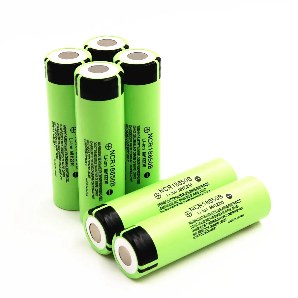 2-10 шт. nuevo 18600 batera 3400 Mah 3, 7 V batera de Lito para Panasonic nr 18650b 3400 MAH, batera de