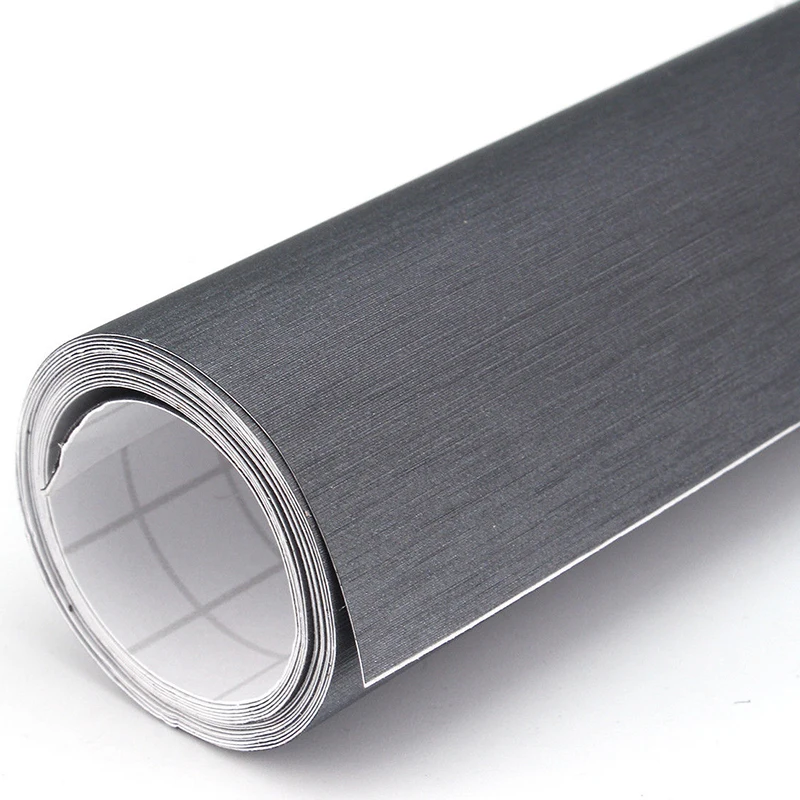 152*30cm Gray Brushed Aluminum Car Vinyl Wrap Film Sticker Decal Sheet
