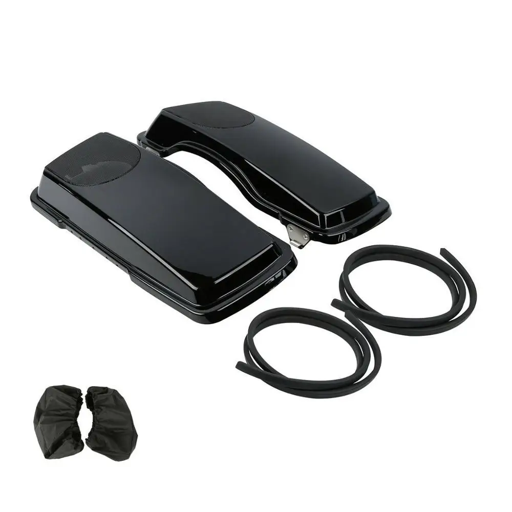

Motorcycle 5x7'' Saddlebag Saddle Bag Speaker Lids For Harley Touring Road Street Glide FLH FLTR FLHX FLHR 93-13 12 11