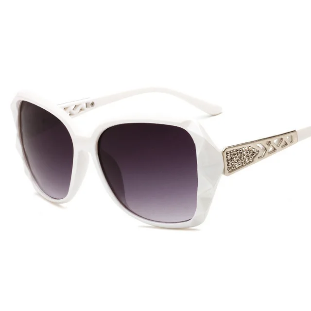 DJXFZLO новые дизайнерские солнцезащитные очки с большой оправой женские высококачественные модные зеркальные солнцезащитные очки женские брендовые UV400 - Цвет линз: C7