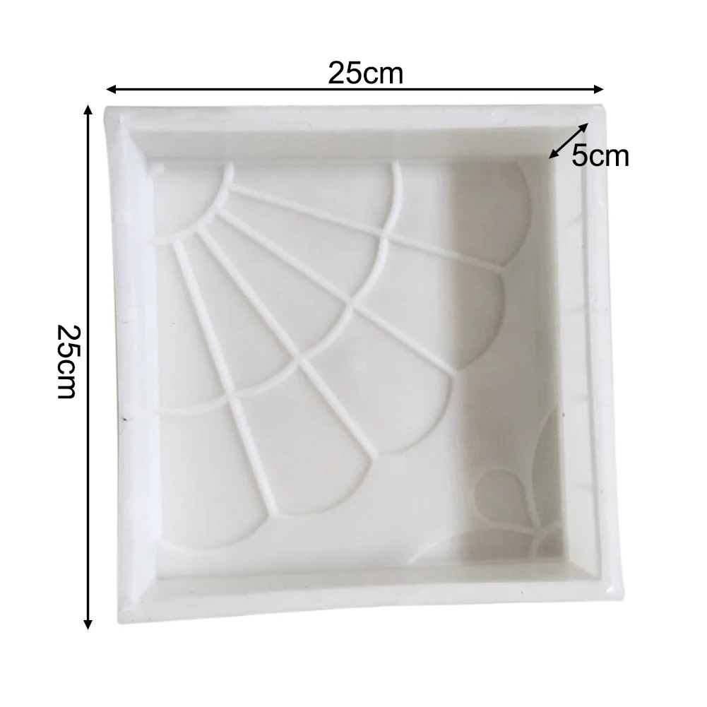 Новая форма для бетона, тротуар, сделай сам, Пластиковая форма для изготовления дорожек, брусчатка, цемент, кирпич, камень, дорожные формы для мощения, инструменты для украшения сада
