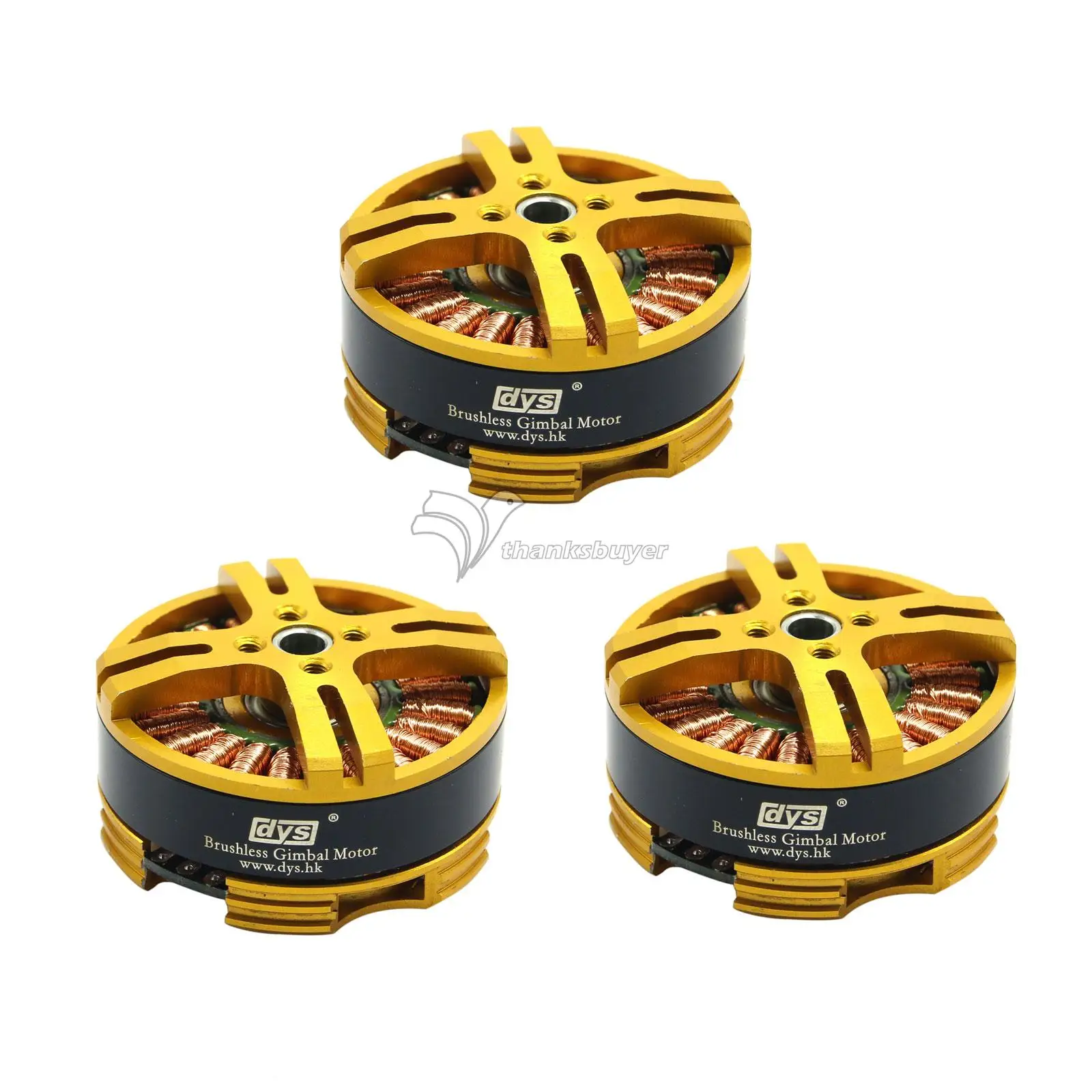 3pcs DYS Hollow Shaft Brushless Gimbal Motor BGM4108 130T for Sony NEX ILDC Camera Stabilizer Mount