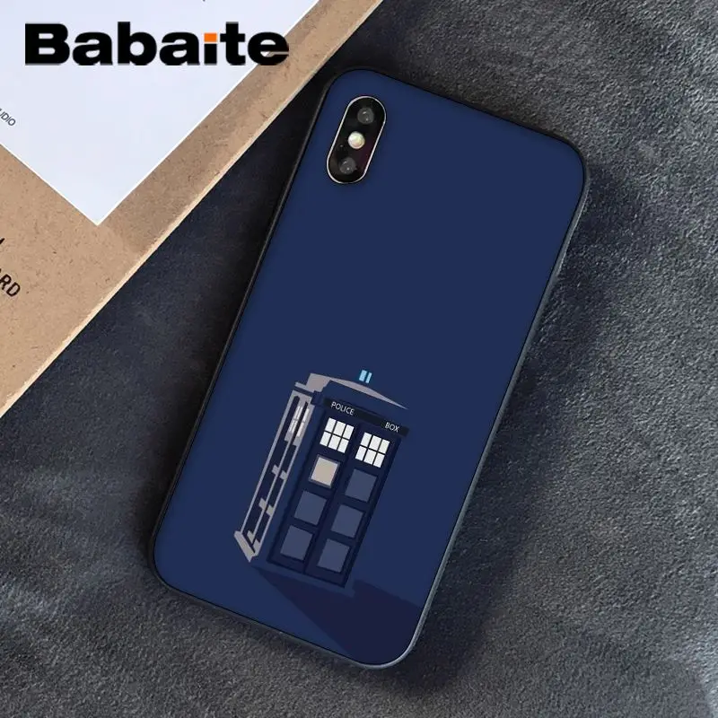 Babaite Tardis Doctor Dr Who Police Box Новинка чехол для телефона Fundas чехол для Apple iPhone 8 7 6 6S Plus X XS MAX 5 5S SE XR чехол s - Цвет: A2