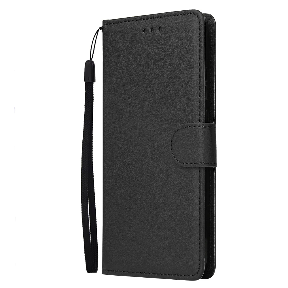 huawei silicone case For Huawei Honor 8C 8X 8A case Classic Solid color Plain Wallet Flip Leather cover For Fundas Honor 8S Cases Huawei Honor 9A 9S pu case for huawei