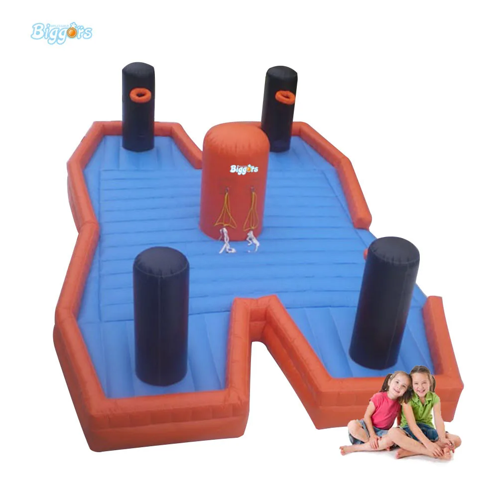 Inflatable Biggors Sports Games Toys Inflatable Bungee Mattress For Sale