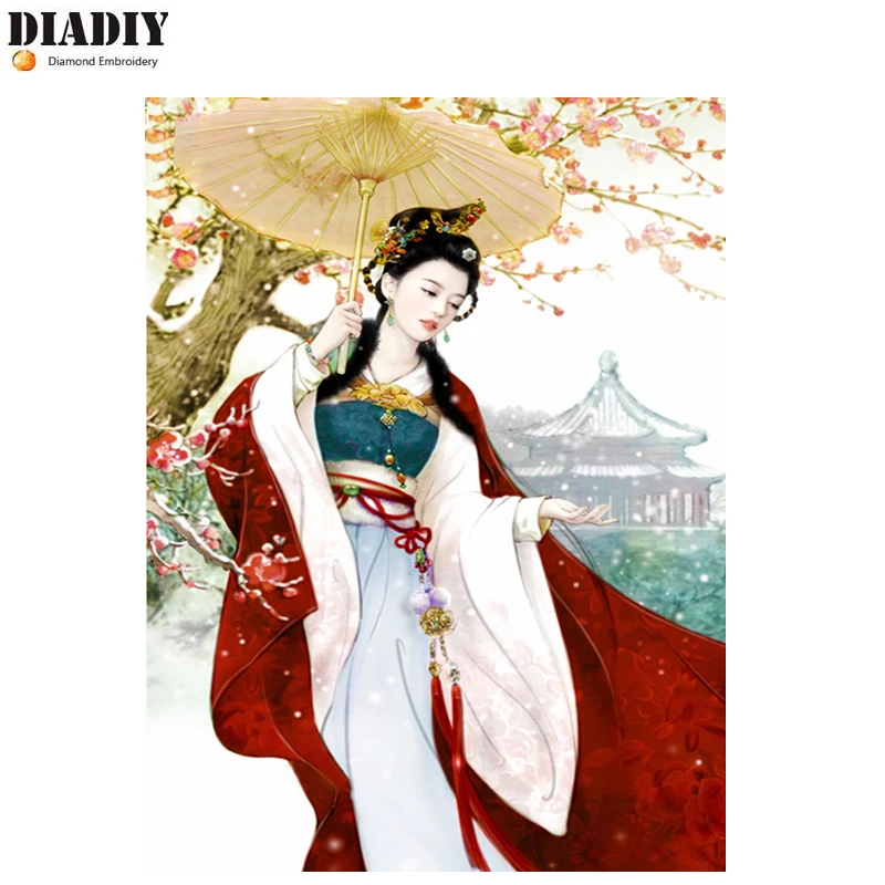 

DIADIY Full Square drill 5D DIY Diamond embroidery Snow Fairy Diamond Painting Cross Stitch Rhinestone Mosaic decoration Gift