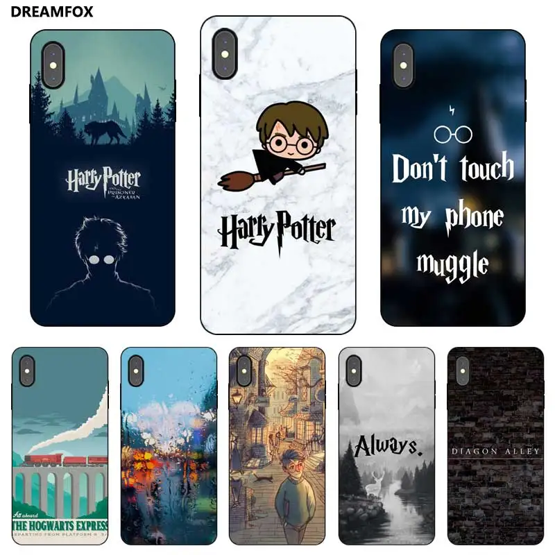 

N336 Harry Potter Scape Black Silicone Case Cover For Apple iPhone XR XS Max X 8 7 6 6S Plus 5 5S SE