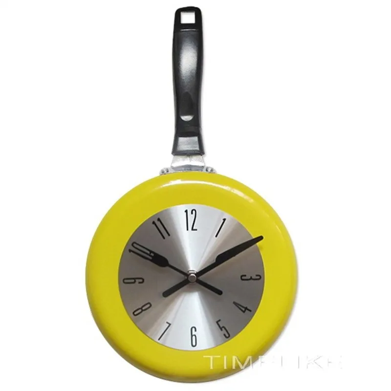 Горячая красочные кухонные настенные часы металлические настенные часы в Мини размере