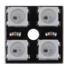 New Arrival WS2812B 2*2 4-Bit Full Color 5050 RGB LED Lamp Panel Light For Arduino High Quality