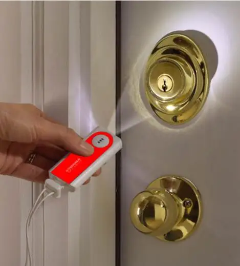 Vibration Triggered Alarm for Home or Travel sleep securely easy set-up for door