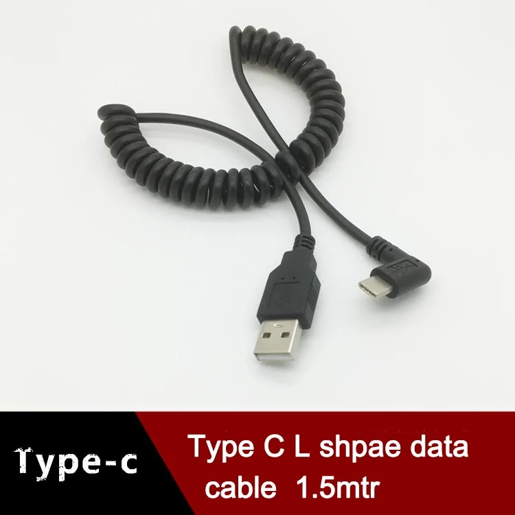 usb2.0 to type c spiral cable type c data cablein Computer Cables & Connectors from Computer