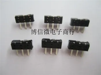 

Free shipping slide 3 pin hand shank 2mm switch toggle switch MSK-12D19 1P2T switch DIP3 1000pcs/lot