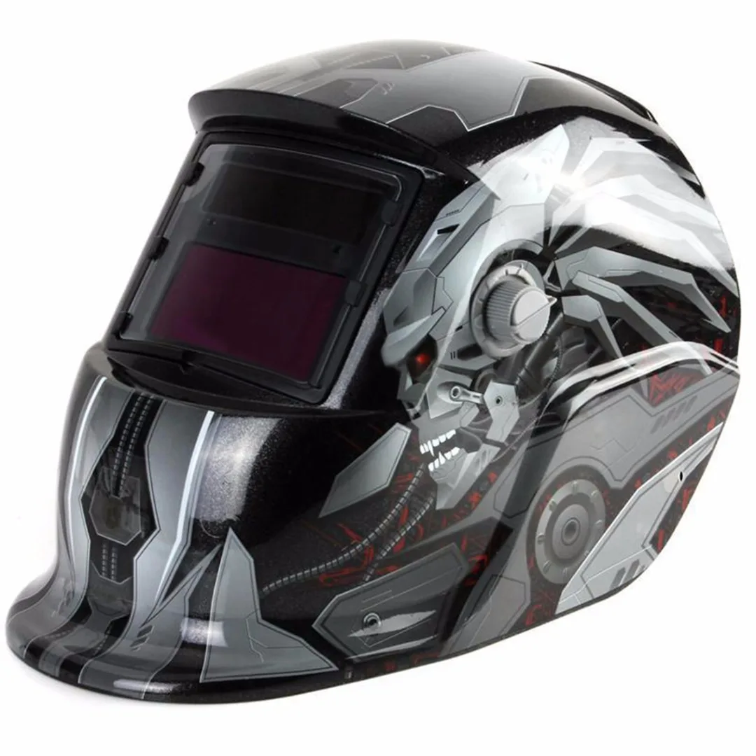 New -5~55 degree Celsius  Robot Style Solar Auto Darkening Welding Helmet TIG Welder Len Grinding Mask