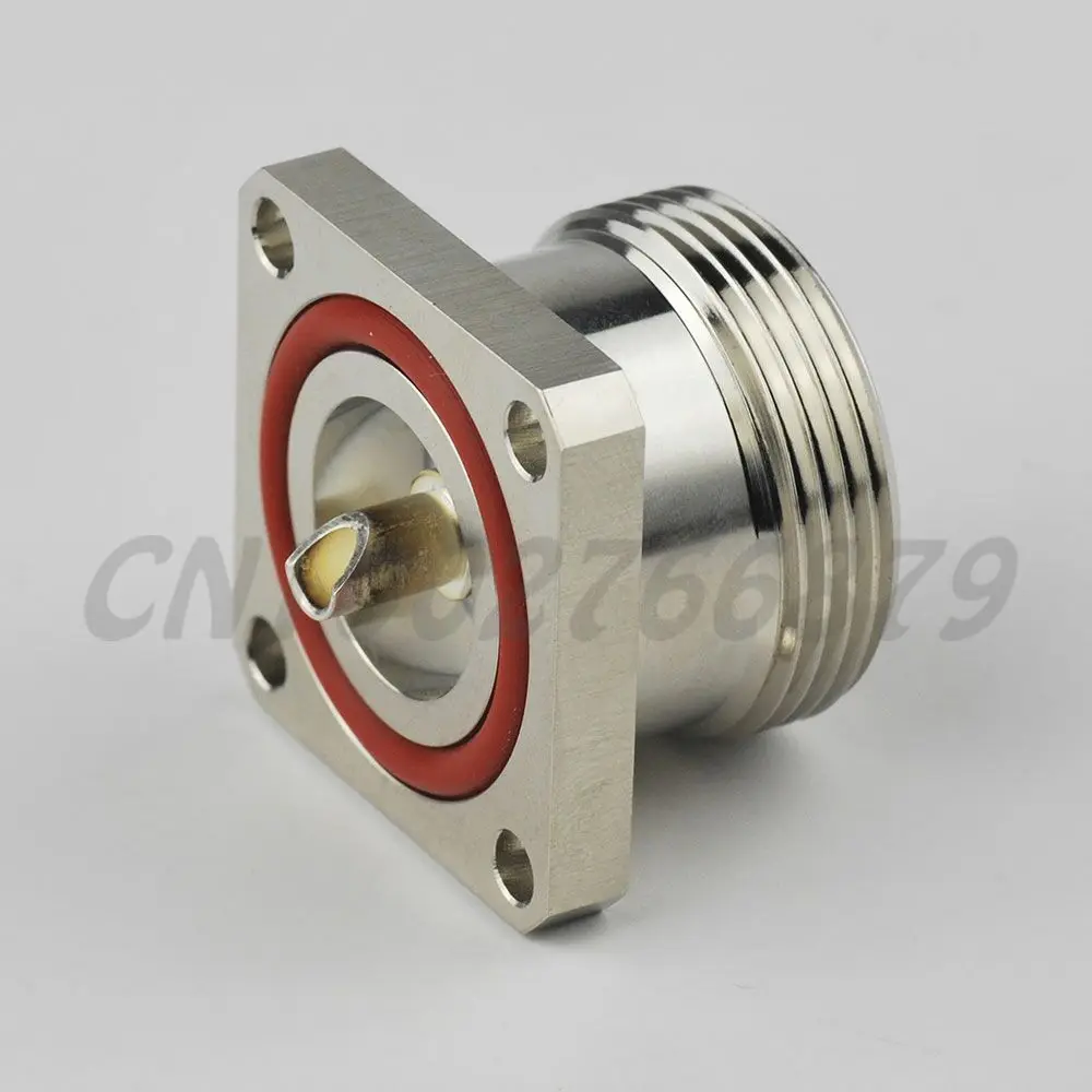 

RF electrical connector 7 /16 Din 4 Hole Panel Mount Jack with Solder Cup
