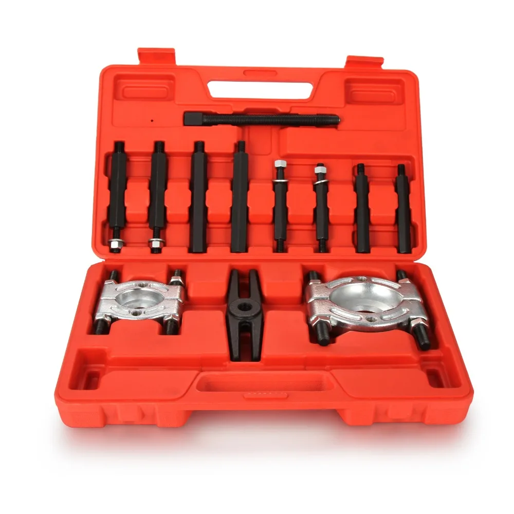 

12Pcs Set Bearing Splitter Gear Puller Fly Wheel Separator Box Tool Kit New