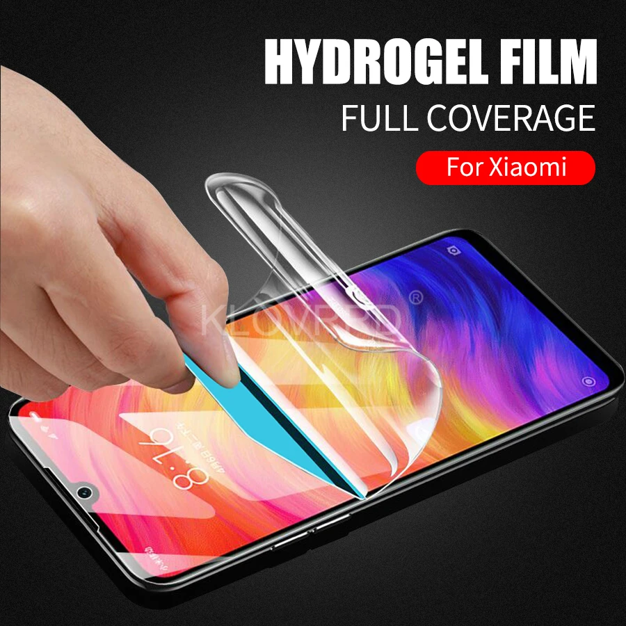 

Soft Full Cover Screen Protector For Xiaomi Redmi K20 note 7S 7 6 5 pro Global 6A Plus Y2 s2 Hydrogel Film TPU Silicone Sticker