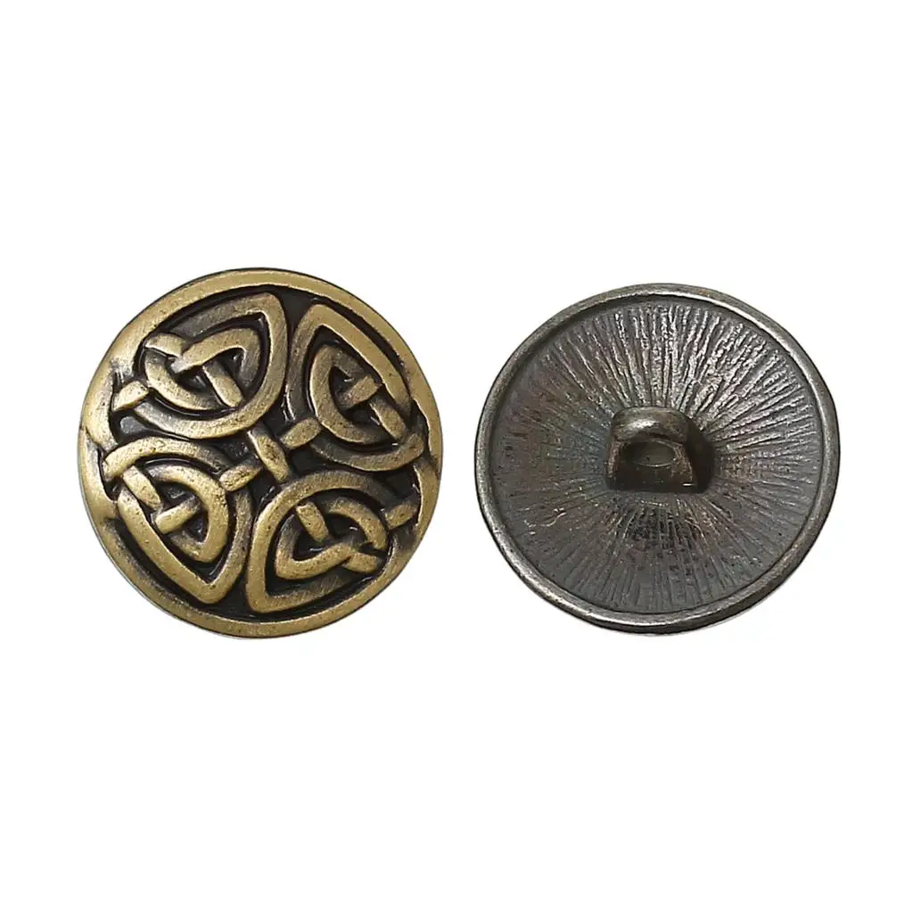 

Sewing Metal Buttons Round Antique Bronze Pattern Carved 17mm Dia,20PCs 2016 new