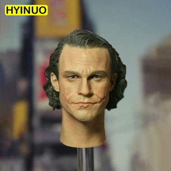 

1/6 Scale Super Hero Batman Joker Heath Ledger Clown Makeup Edition Head Sculpt Headplay for 12" Action Figure Body