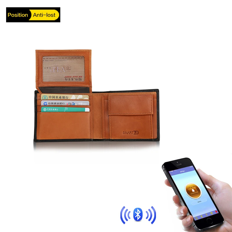 Buy Men Genuine Leather Anti Lost Intelligent