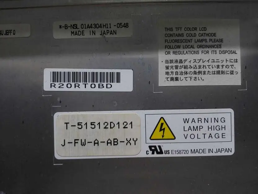 12.1&quot TFT LCD Color Display Monitor T-51512D121J-FW-A-AB 60 days warranty | Компьютеры и офис