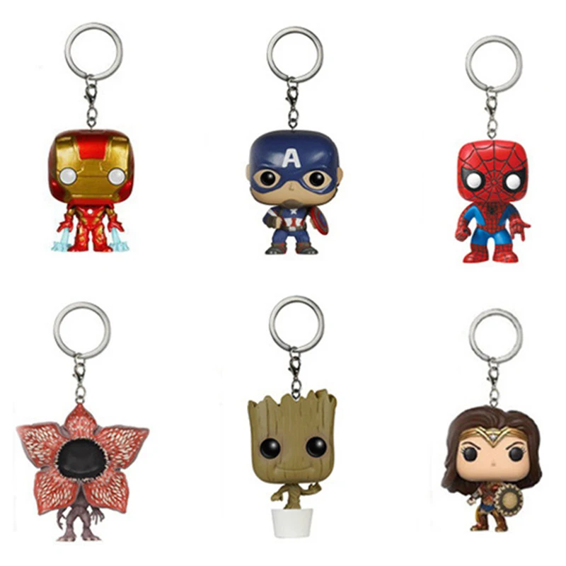 

Keychain Brand New in Original Box for Captain America, Spiderman, Wonder Woman Iron Man Key Ring