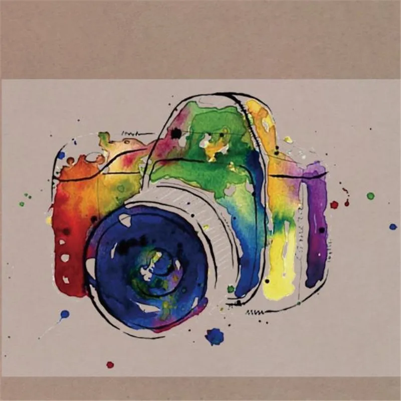 

Street Icon Women Men Clothes 280mm Color photography Iron on transfer Printing Patches for clothing T-shirt Patch Diy Stickers