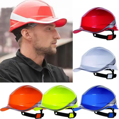 

Helmet Solid Color Durable Safety Hats Building Site Worker Hats Delta Plus Safety Helmet Builders Hard Hat With Chin Strap