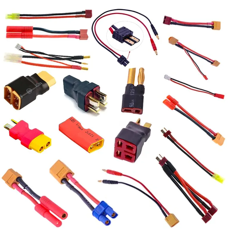 

1pcs T plug to XT60 plug / EC3 Plug / Tamiya Plug Connector Balance Charge Cable for RC Helicopter Quadcopter LiPo Battery