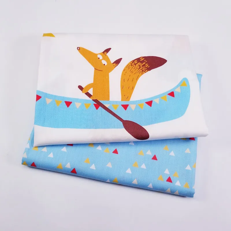 

Fat quarters Fabric Bundles 2 different Design Patchwork Fabric For Sewing Doll Cloth DIY Cloth Crafts 2pieces/lot 50x40CM