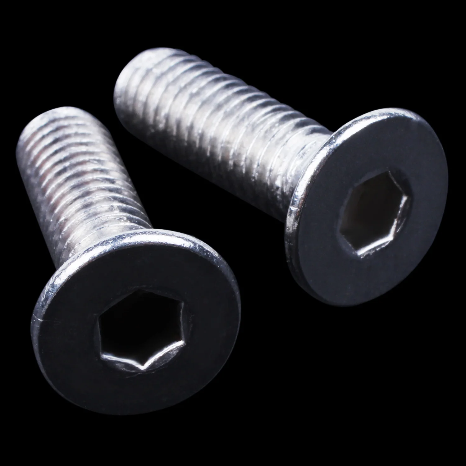 WSFS Горячая 45 шт. M6x15mm шестигранный драйвер нержавеющая сталь головка потай болты