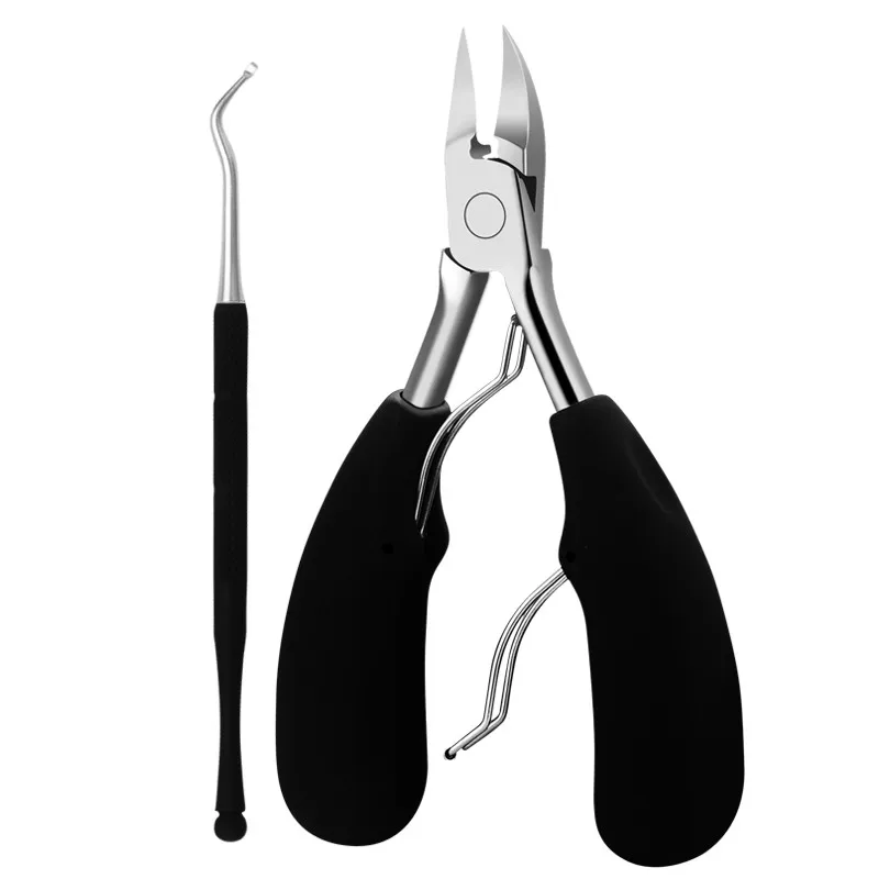 Double Springs Stainless Steel Fingernail Toenail Cuticle Nipper Trimming Cutter Scissor Plier Nail Clipper Cutter NT38