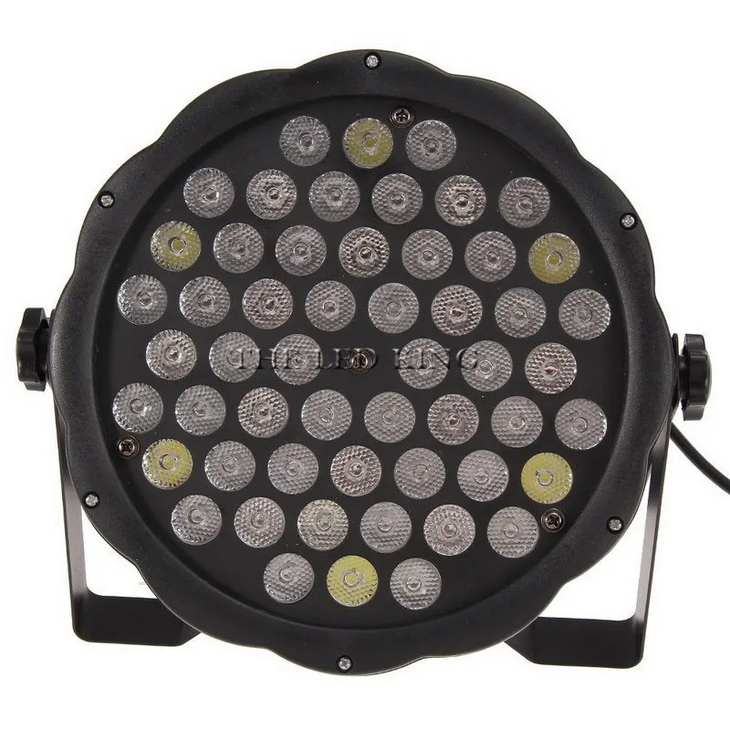 Светодиодный светильник par s 54x3W DJ Par светодиодный 54*3w R12 G18 B18 W6 моющийся диско DMX