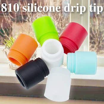 

20pcs Silicone 810 Drip Tip Wide Bore Drip Tips e Cig Vape colorful Mouthpiece for Geekvape TFV12 TFV8 & Big Baby tank