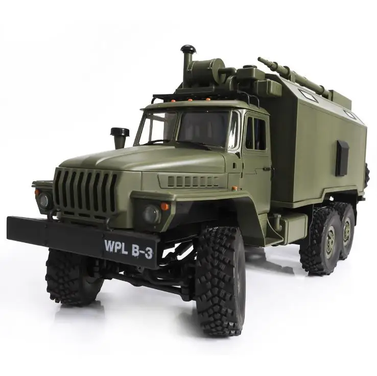 1/16 4WD пульт дистанционного управления 6X6 командная машина 2,4 GHZ rc советская единица Урал военный грузовик