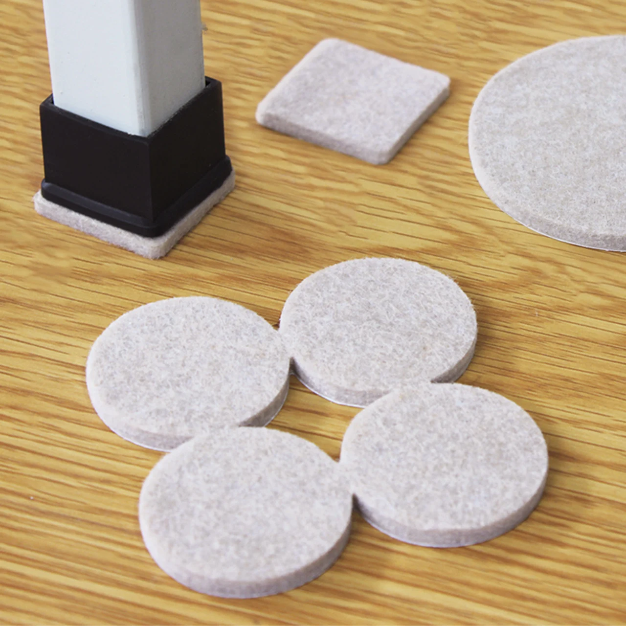 2pcs New Self Adhesive Felt Furniture Protector Pads Floor Chair Table Protection