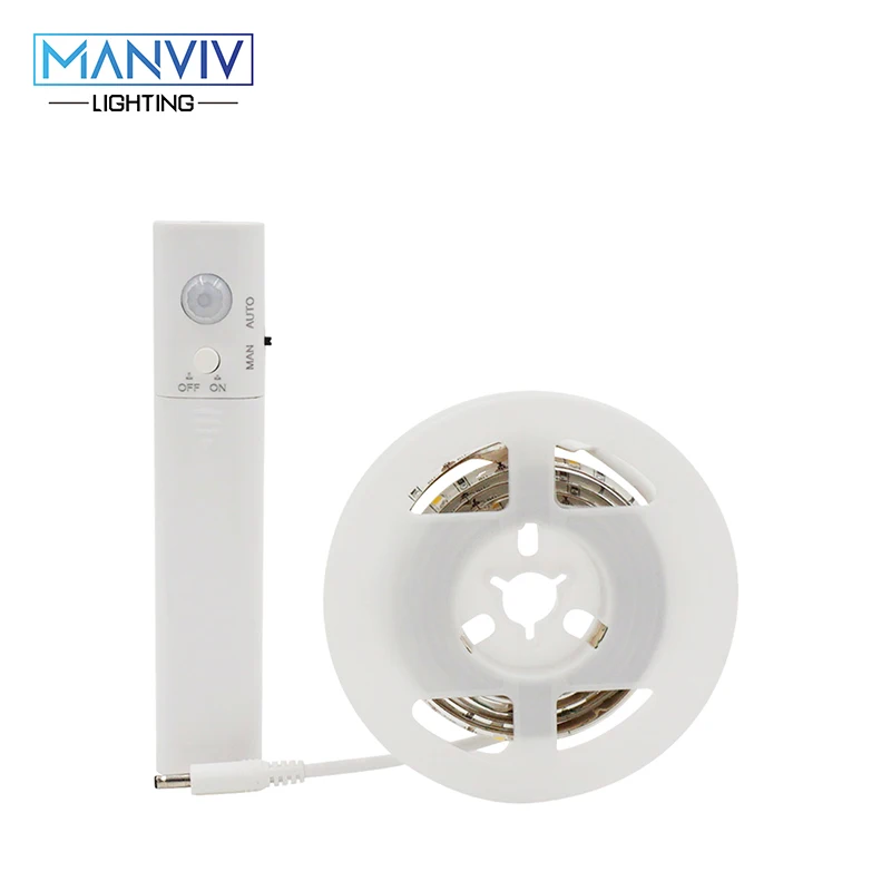 

Motion Activated LED Sensor Strip Waterproof IP66 Battery Digital Bed-lighting Activated Illumination With Body Sensor 1.2M
