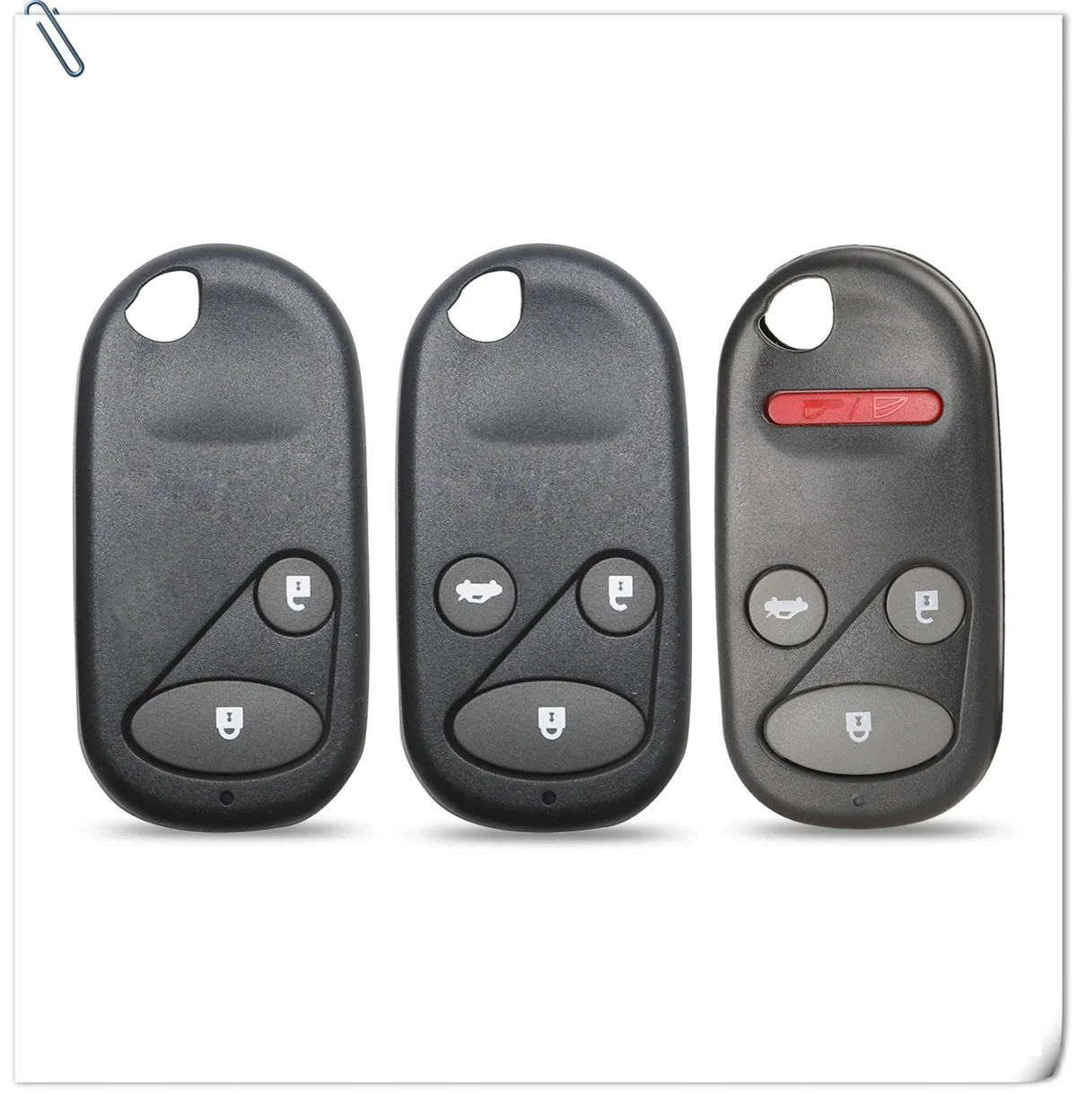 Keyforkess 10pcs Auto Chiave A Distanza di Fob Borsette 2/3/4 Bottoni per Honda Civic CRV S2000 Accord jazz Fit Odyssey Keyless Caso di Sostituire - HTB1U3VBcvWG3KVjSZFgq6zTspXab