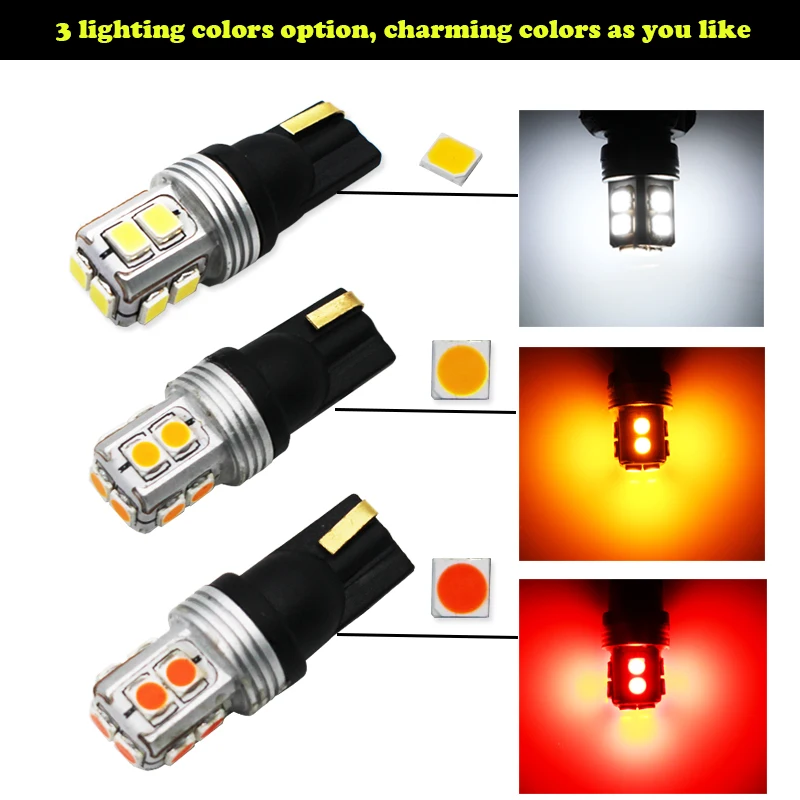 IJDM Canbus Error Free T10 светодиодный свет W5W 168 194 светодиодный 12V 24V для mini Cooper F54 F55 F56 R52 R53 R55 R56 Автомобильные стояночные огни белый