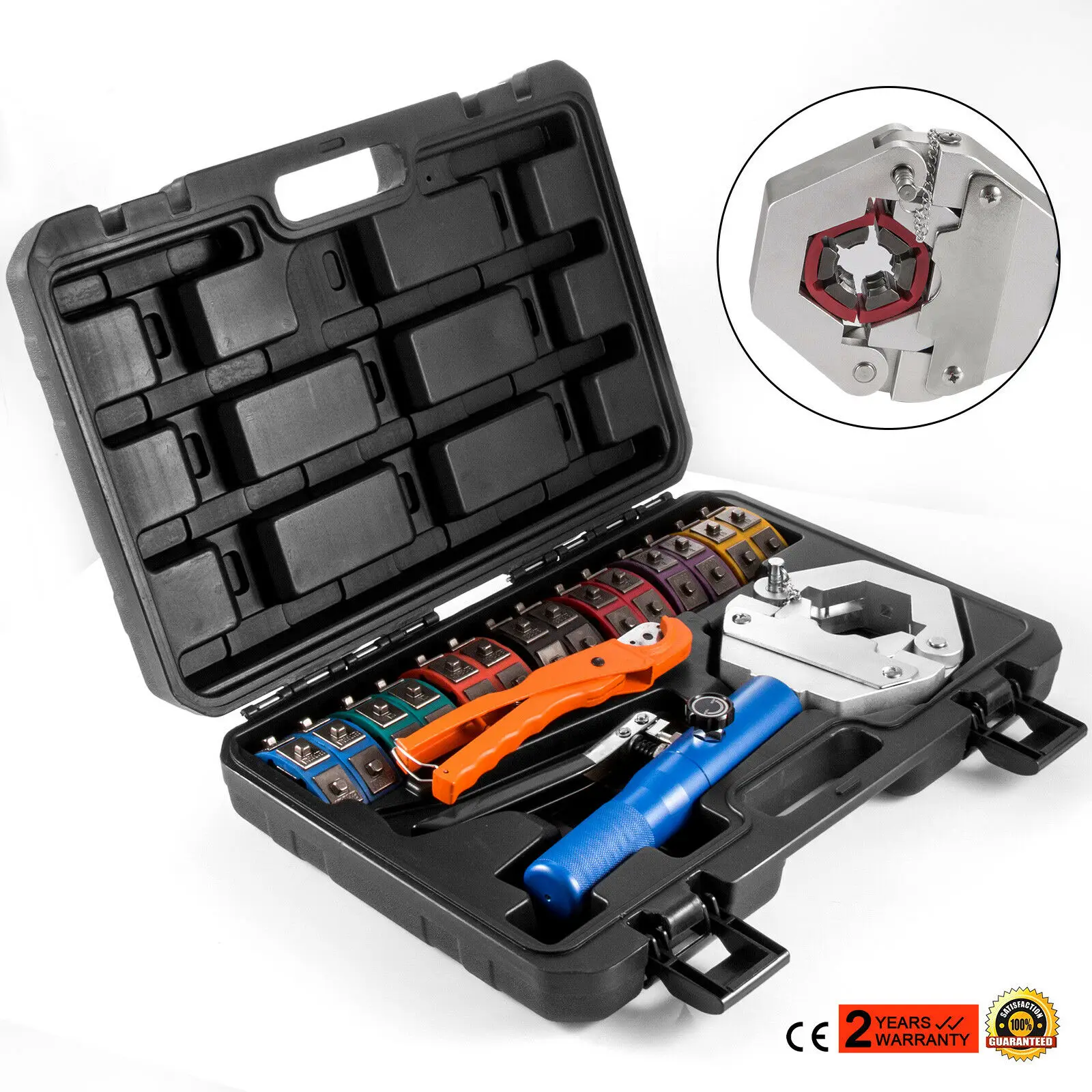 71500 A//C Hydraulic Hose Crimper Tool Kit Hand Tool Crimping Set Hose Fittings